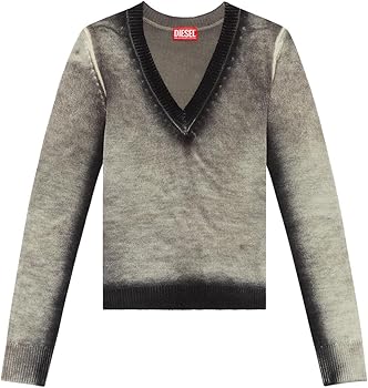 Amazon | [Diesel] (ディーゼル) レディース 長袖ニット Vネック